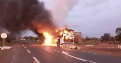 Un bus rempli de pèlerins mauritaniens prend feu…