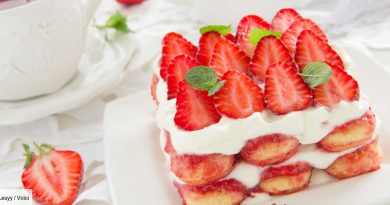 Tiramisu aux fraises light : la recette peu calorique, protéinée et délicatement sucrée